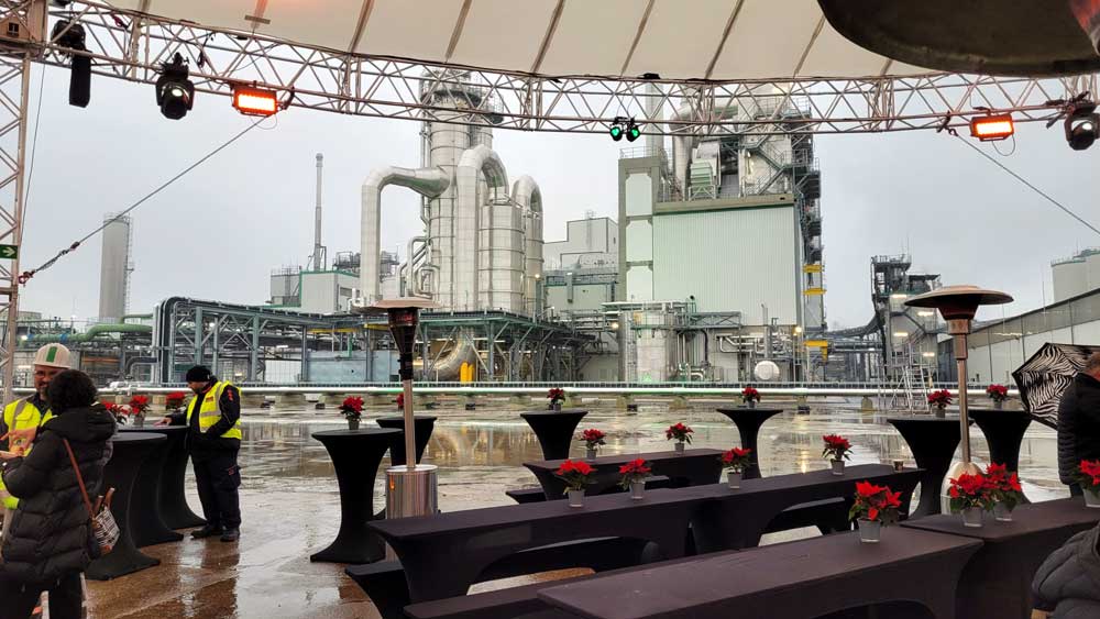 Als Zauberer in Krefeld bei Werkseröffnung von Cargill