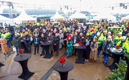 Als Zauberer in Krefeld bei Werkseröffnung von Cargill
