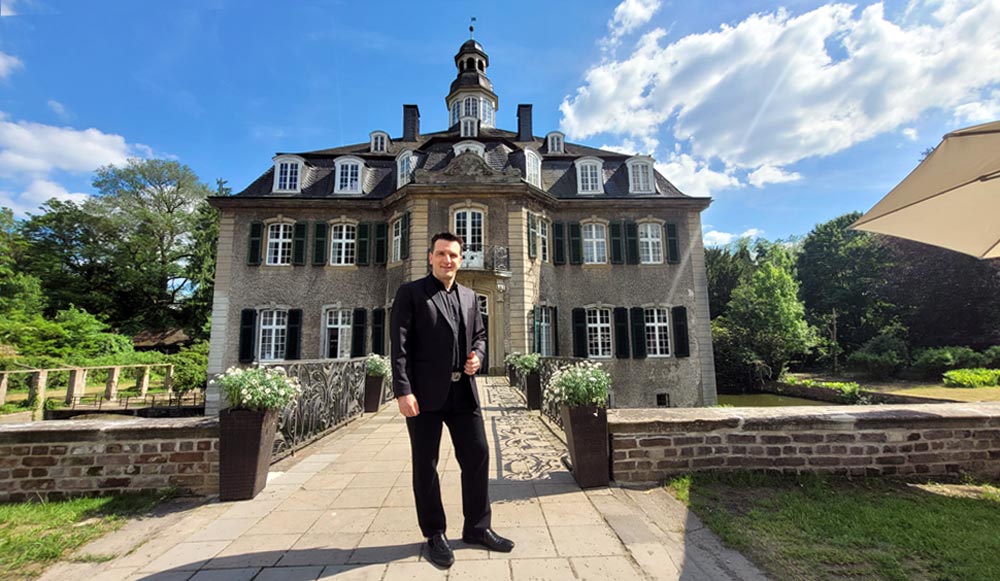 Zauberer im Wasserschloss in Solingen